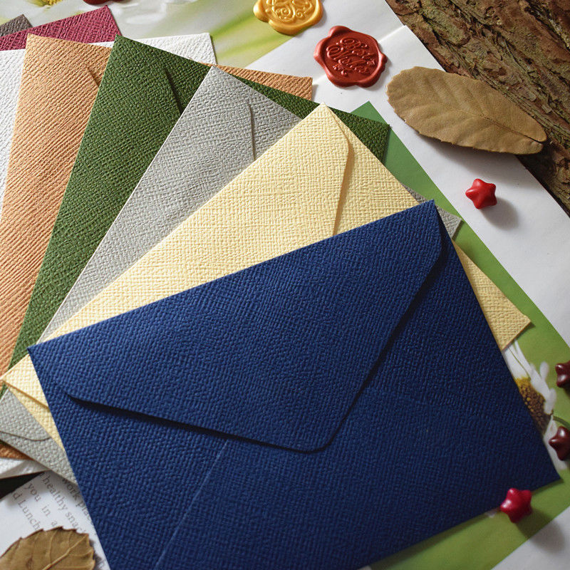 Wax Seal Letter Kit - 50 sztuk/partia Koperty 20,1x15,1cm na Zaproszenia
