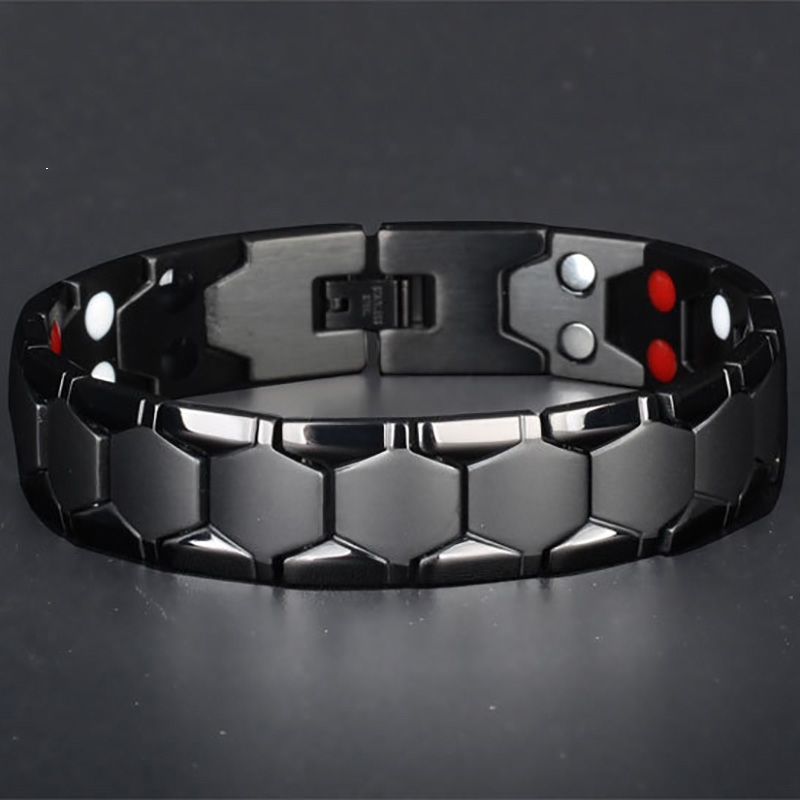 Coordinates Bracelet - Męska biżuteria anty-zmęczeniowa hematyt hematyt koraliki