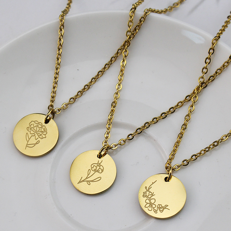 Nieregularny naszyjnik z zawie – Birth Flower Necklace recenzja i cena