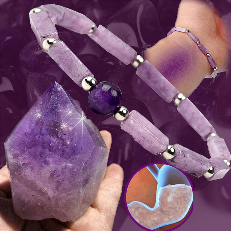 1 szt. Ametystowa bransoletka  – Coordinates Bracelet recenzja i cena
