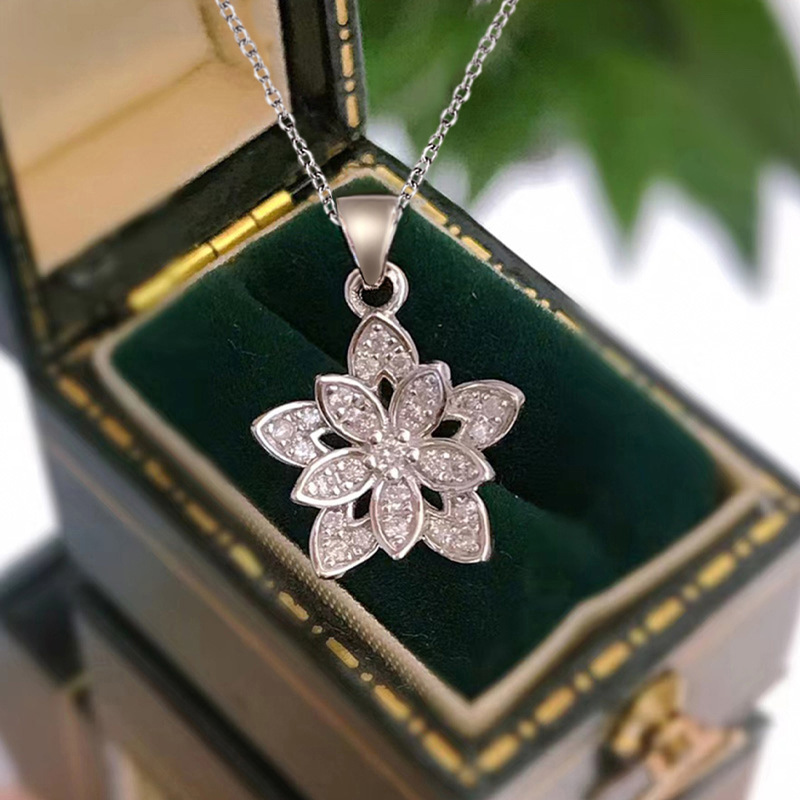 Naszyjnik ze srebra próby 925  – Birth Flower Necklace recenzja i cena